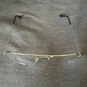 Silver Rimmed Fake Glasses